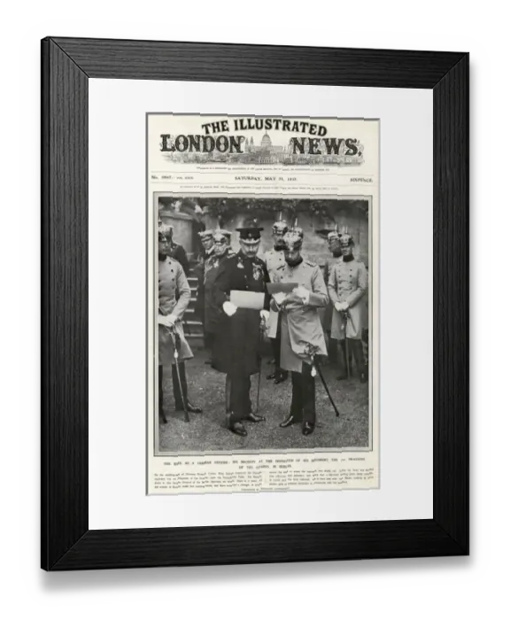 Framed Print : George V as a German officer Framed Print : George V as a German officer