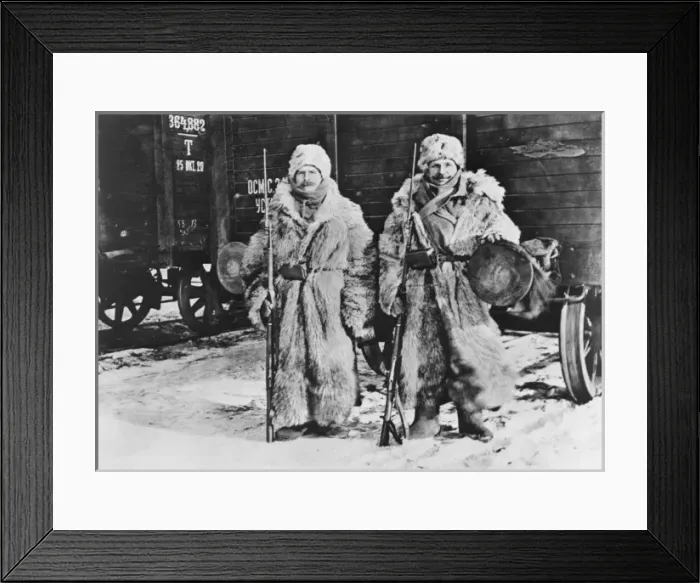 Framed Print : Czech guards at Kurgan1918 Framed Print : Czech guards at Kurgan1918