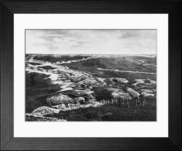 Framed Print : Austrian trenches at Zborov 1917 Framed Print : Austrian trenches at Zborov 1917