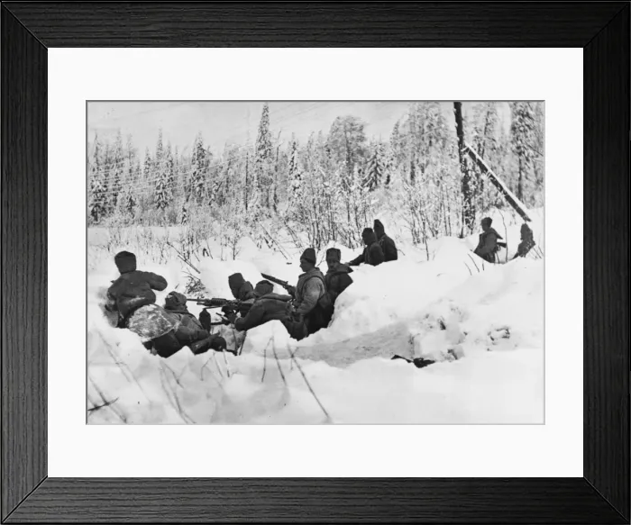 Framed Print : Czech troops in the Urals 1918 Framed Print : Czech troops in the Urals 1918