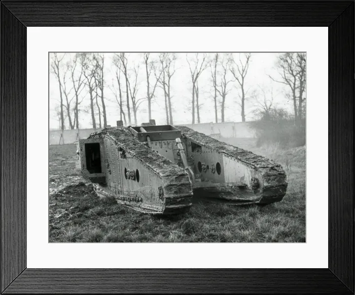 Framed Print : Armoured tank undergoing field testing Framed Print : Armoured tank undergoing field testing