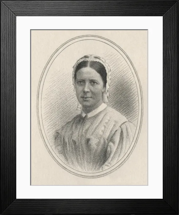 Framed Print : Agnes Jones, workhouse nursing pioneer Framed Print : Agnes Jones, workhouse nursing pioneer