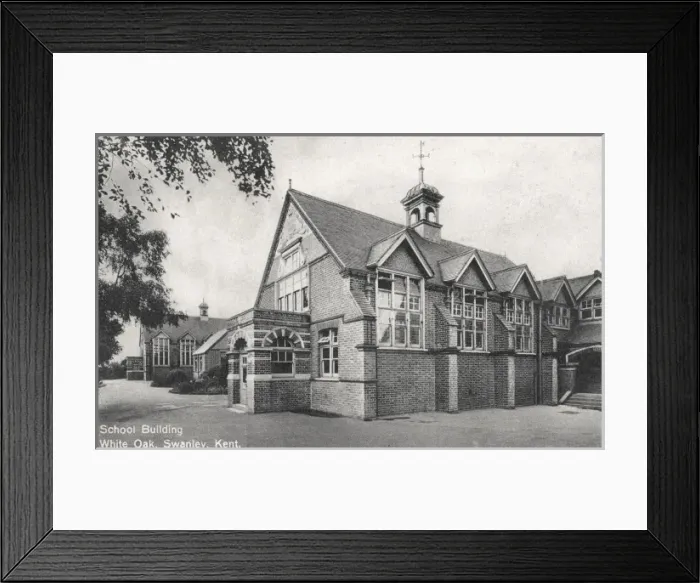 Framed Print : White Oak School, Swanley, Kent Framed Print : White Oak School, Swanley, Kent