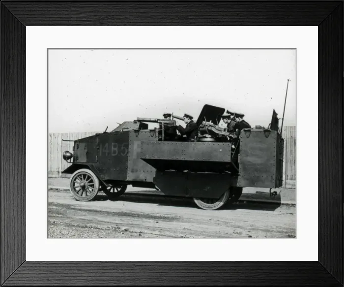 Framed Print : Armoured truck design undergoing testing Framed Print : Armoured truck design undergoing testing