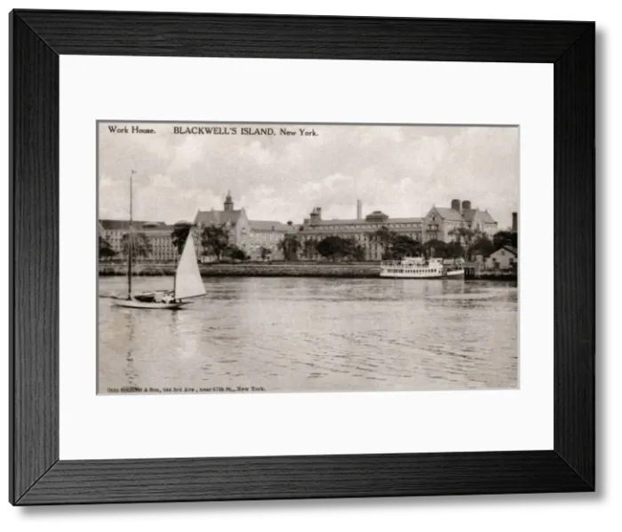 Framed Print : Work House, Blackwells Island, New York, USA Framed Print : Work House, Blackwells Island, New York, USA