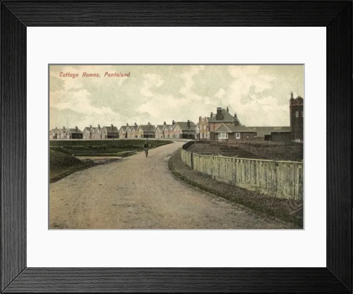Framed Print : Newcastle-upon-Tyne Cottage Homes, Ponteland Framed Print : Newcastle-upon-Tyne Cottage Homes, Ponteland