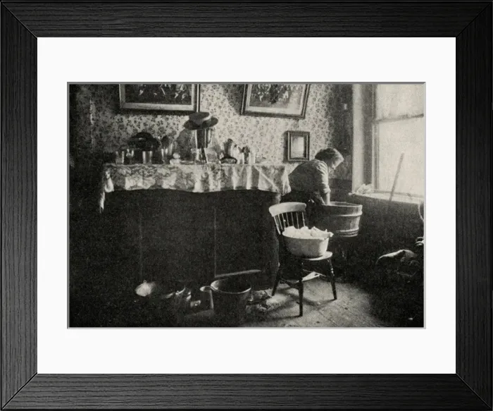 Framed Print : House interior, East End of London Framed Print : House interior, East End of London