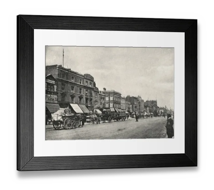 Framed Print : Mile End Road, East End of London