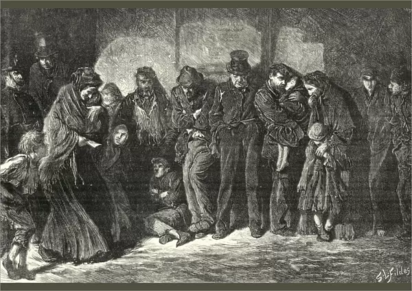 Houseless and Hungry by Luke Fildes