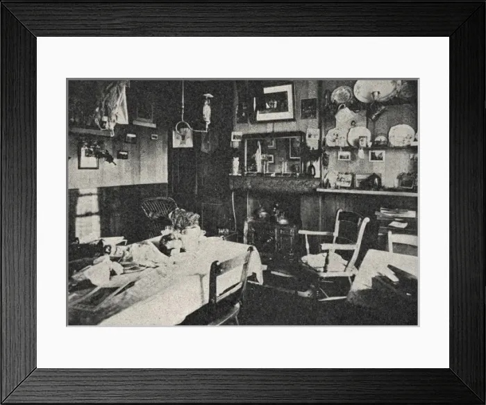 Framed Print : Interior of workmans home, East End of London Framed Print : Interior of workmans home, East End of London