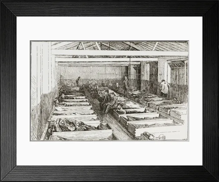 Framed Print : Salvation Army dormitory, Westminster, London Framed Print : Salvation Army dormitory, Westminster, London