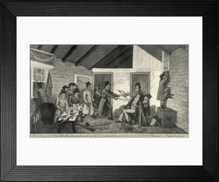Framed Print : Capture of the Cato Street Conspirators Framed Print : Capture of the Cato Street Conspirators
