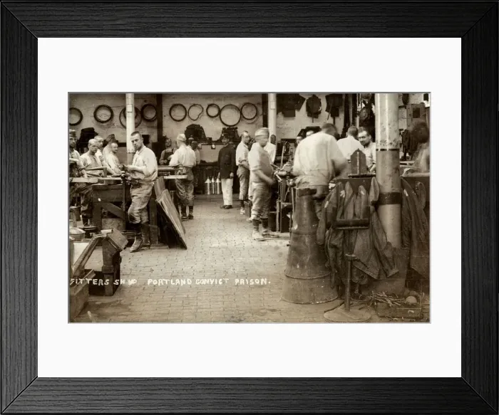 Framed Print : Fitters Shop, Portland Prison, Dorset Framed Print : Fitters Shop, Portland Prison, Dorset