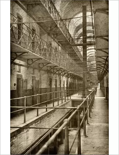 Cell Block Interior, Wakefield Prison, West Yorkshire