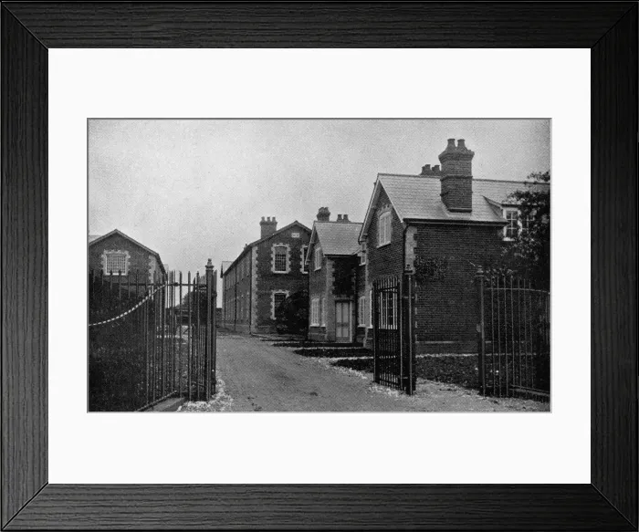 Framed Print : Entrance, Inebriates Reformatory, Guiltcross, Norfolk Framed Print : Entrance, Inebriates Reformatory, Guiltcross, Norfolk