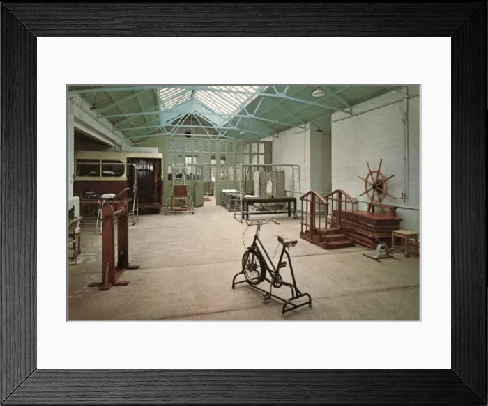 Framed Print : Gymnasium, Princess Marys Hospital, Margate, Kent Framed Print : Gymnasium, Princess Marys Hospital, Margate, Kent