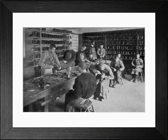 Framed Print : Boot workshop, NIPRCC, East Harling, Norfolk Framed Print : Boot workshop, NIPRCC, East Harling, Norfolk