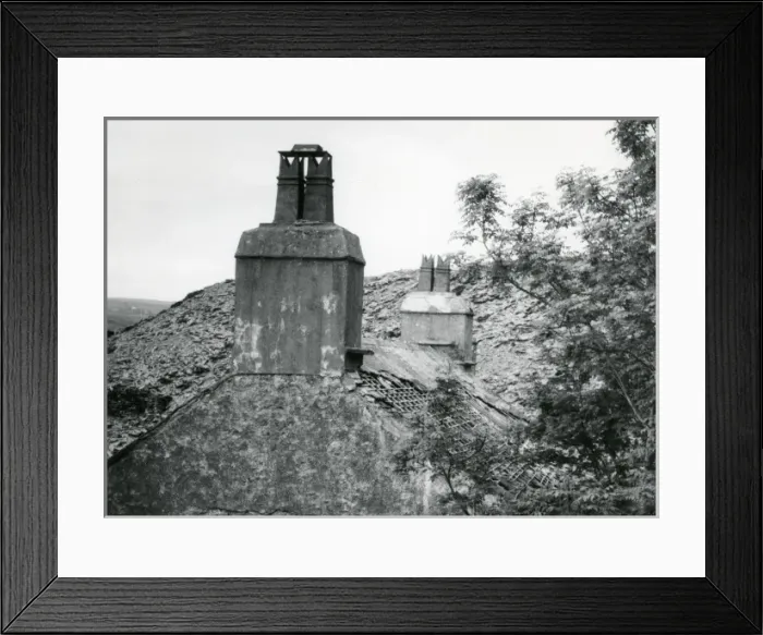 Framed Print : Derelict building, slate quarrying area, North Wales Framed Print : Derelict building, slate quarrying area, North Wales