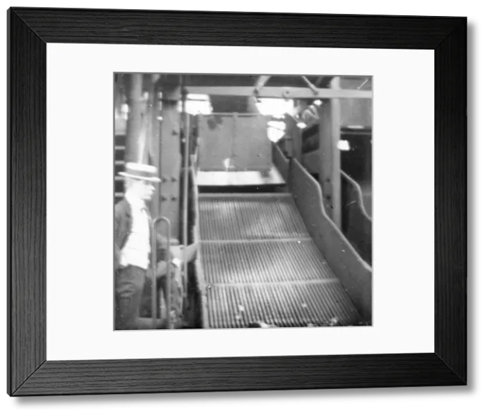 Framed Print : Coal screening machine, Llanerch Colliery, South Wales Framed Print : Coal screening machine, Llanerch Colliery, South Wales