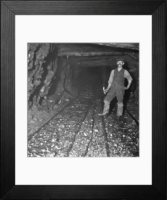 Framed Print : Main haulage track, Tirpentwys Colliery, South Wales Framed Print : Main haulage track, Tirpentwys Colliery, South Wales