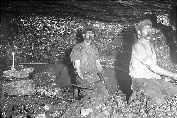 Undercutting coal, Baldwins Level, Pontypool, South Wales