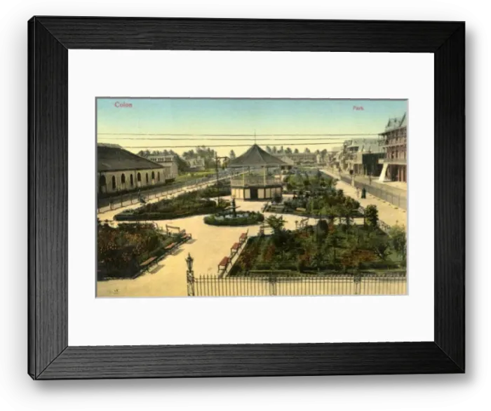 Framed Print : Colon Park, Panama Framed Print : Colon Park, Panama