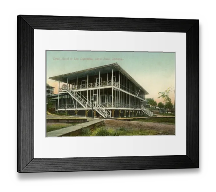 Framed Print : Canal Hotel at Las Cascadas, Canal Zone, Panama Framed Print : Canal Hotel at Las Cascadas, Canal Zone, Panama