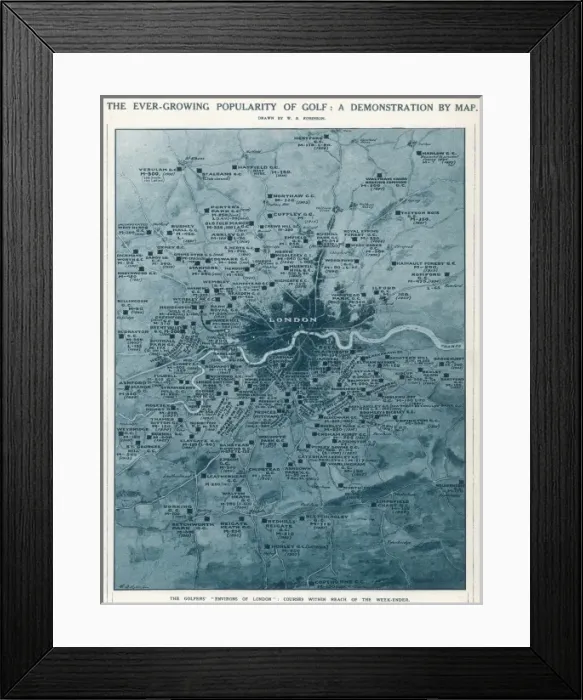 Framed Print : The Ever-Growing Popularity of Golf Framed Print : The Ever-Growing Popularity of Golf