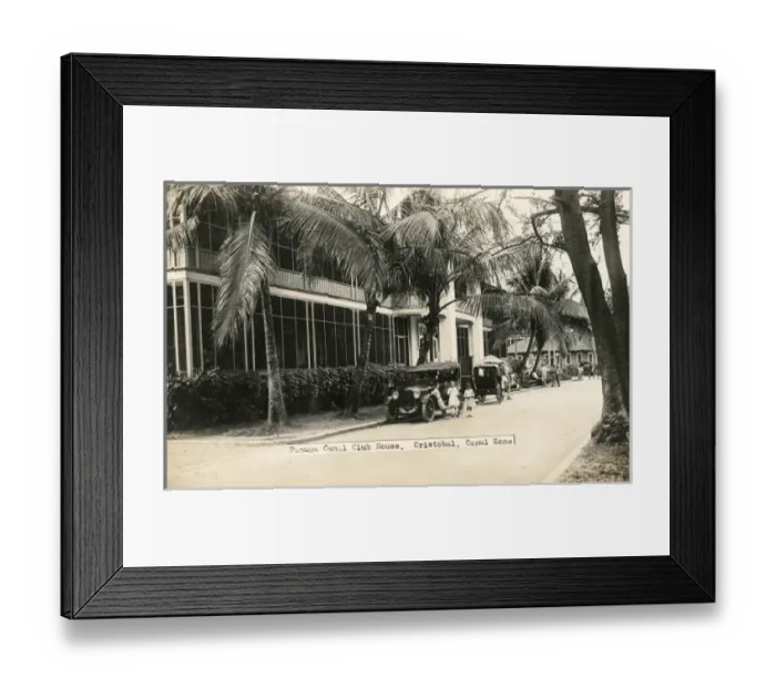 Framed Print : Panama Canal Club House, Cristobal Framed Print : Panama Canal Club House, Cristobal
