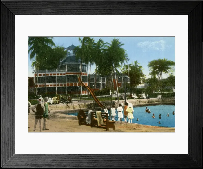 Framed Print : Hotel Washington, Colon, Panama Framed Print : Hotel Washington, Colon, Panama