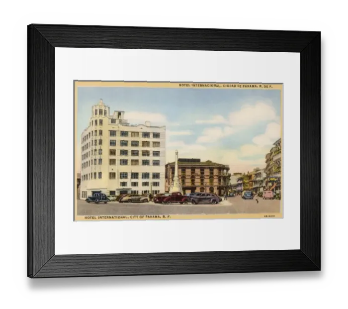 Framed Print : Hotel International, City of Panama Framed Print : Hotel International, City of Panama