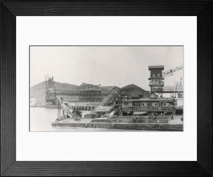 Framed Print : US dredge Number 5, Panama Canal Framed Print : US dredge Number 5, Panama Canal
