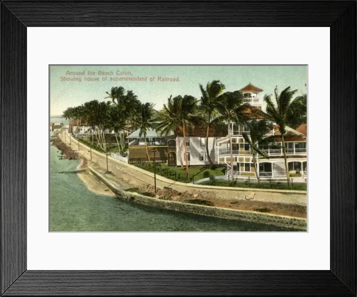 Framed Print : Around the Beach Colon Framed Print : Around the Beach Colon