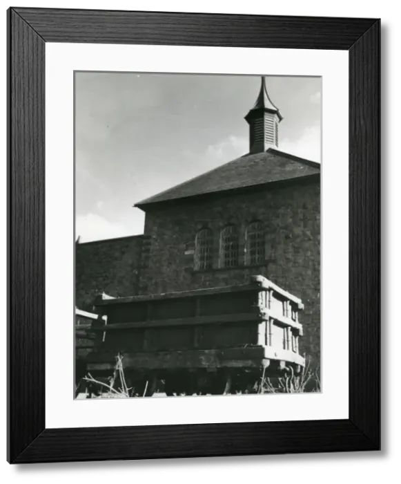 Framed Print : Slate tram and building, Dinorwig Slate Quarry, North Wales Framed Print : Slate tram and building, Dinorwig Slate Quarry, North Wales