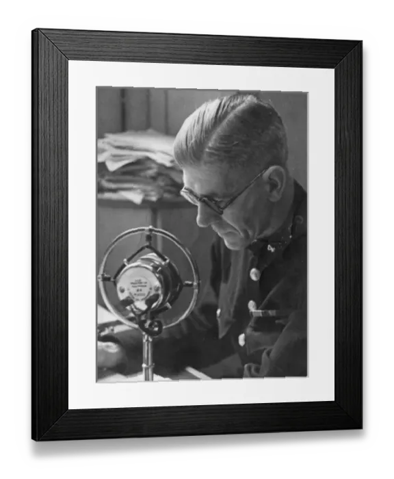 Framed Print : Police radio operator Framed Print : Police radio operator