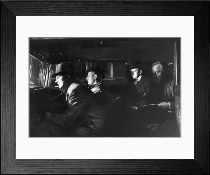 Framed Print : Policemen on a stake-out Framed Print : Policemen on a stake-out