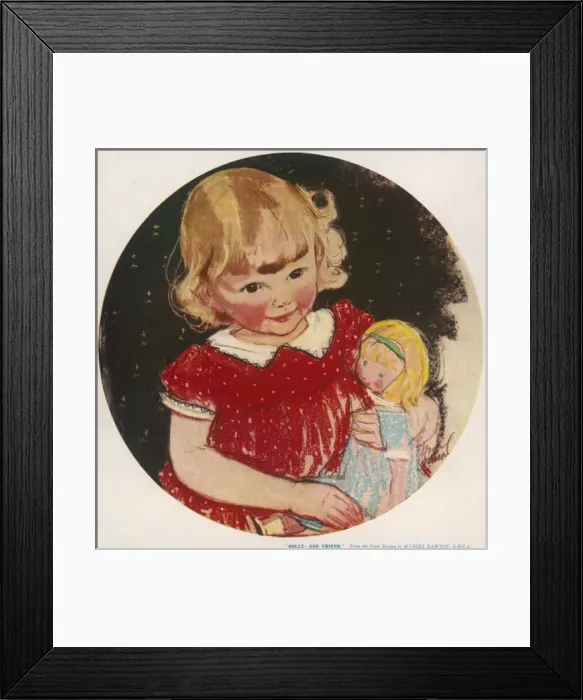 Framed Print : Dolly - and Friend by Muriel Dawson Framed Print : Dolly - and Friend by Muriel Dawson