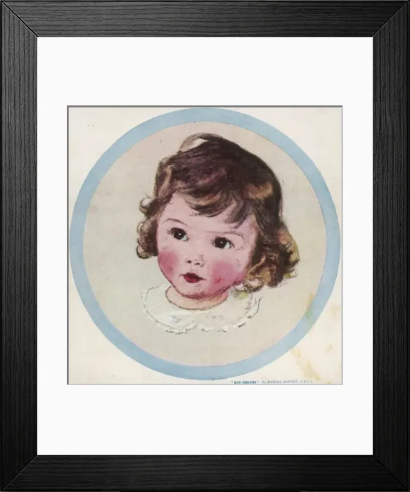 Framed Print : Day Dreams by Muriel Dawson Framed Print : Day Dreams by Muriel Dawson