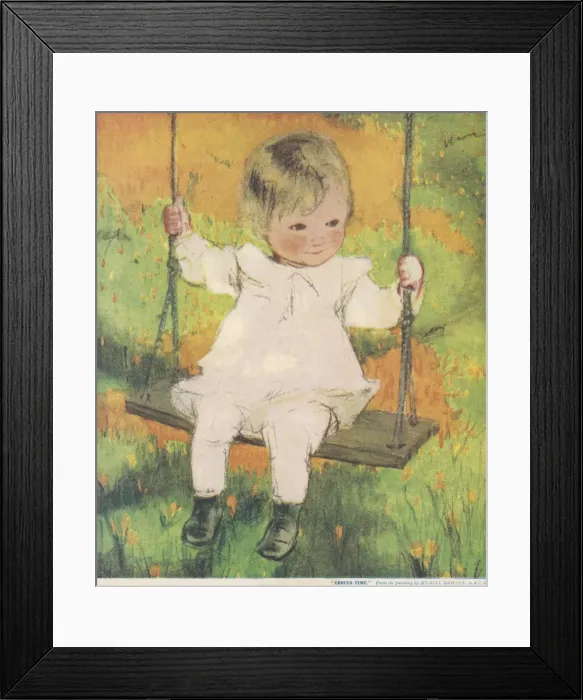 Framed Print : Crocus Time by Muriel Dawson Framed Print : Crocus Time by Muriel Dawson