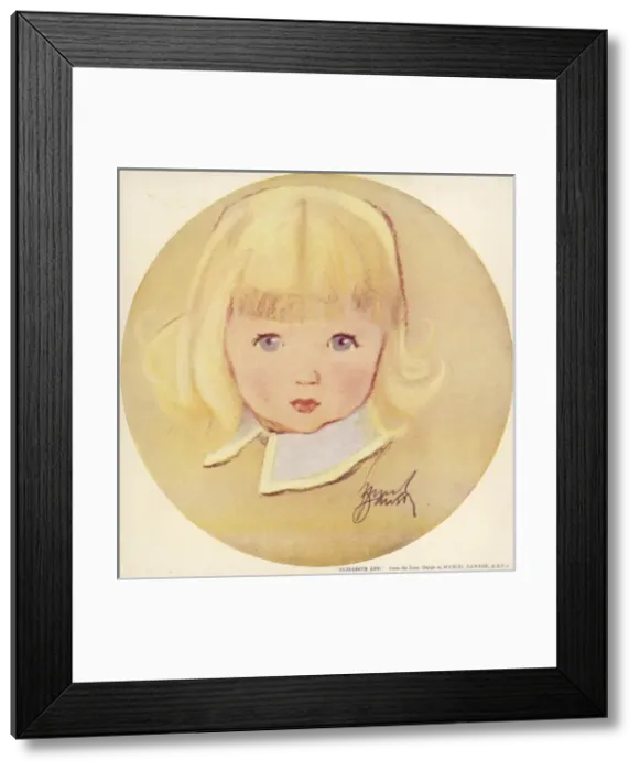 Framed Print : Elizabeth Ann by Muriel Dawson Framed Print : Elizabeth Ann by Muriel Dawson