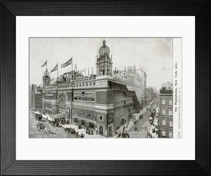 Framed Print : The Hippodrome, New York City Framed Print : The Hippodrome, New York City