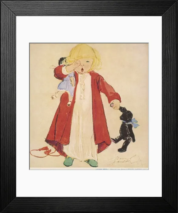 Framed Print : Sleepyhead by Muriel Dawson Framed Print : Sleepyhead by Muriel Dawson