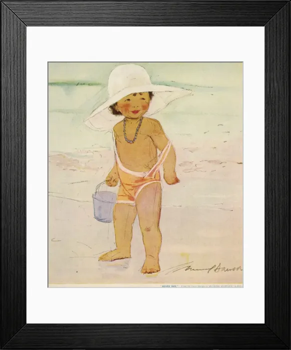 Framed Print : Sunny Boy by Muriel Dawson Framed Print : Sunny Boy by Muriel Dawson