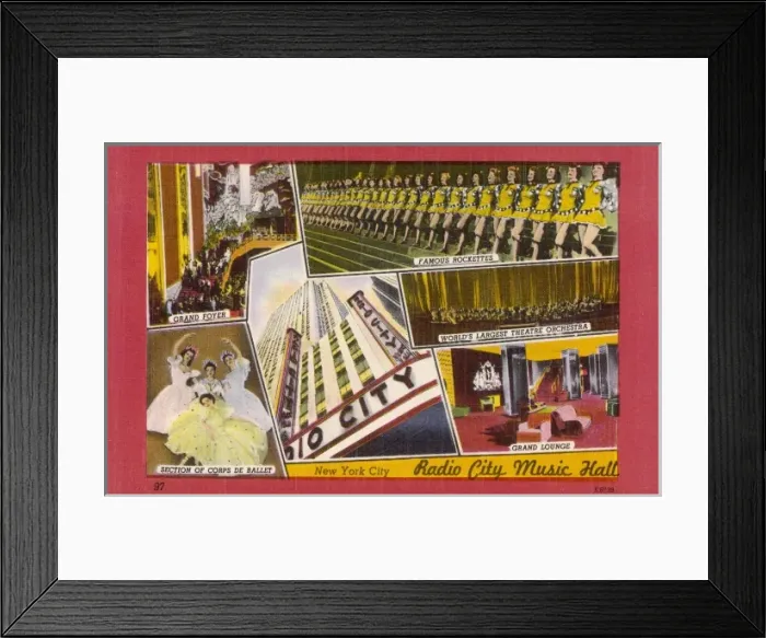 Framed Print : Radio City Music Hall Framed Print : Radio City Music Hall
