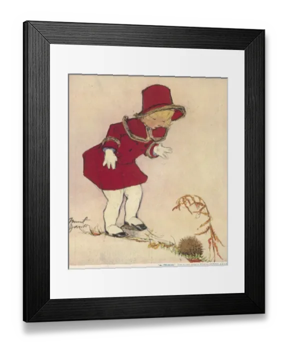 Framed Print : Mr Prickles by Muriel Dawson Framed Print : Mr Prickles by Muriel Dawson