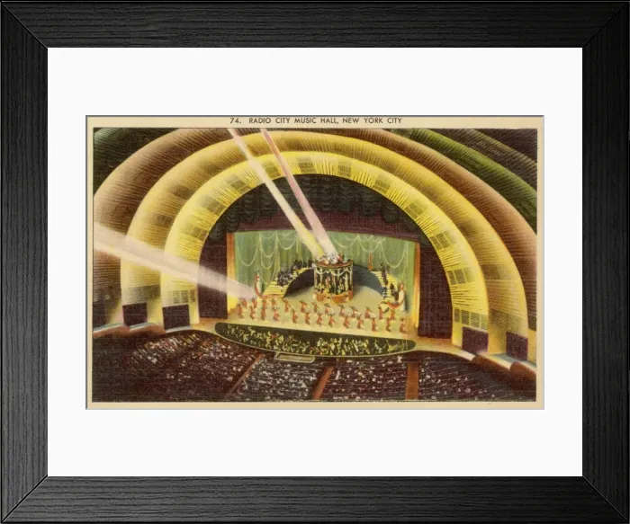 Framed Print : Radio City Music Hall Framed Print : Radio City Music Hall