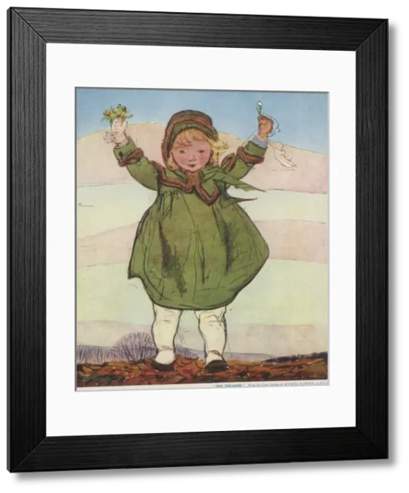 Framed Print : Her Treasure by Muriel Dawson Framed Print : Her Treasure by Muriel Dawson