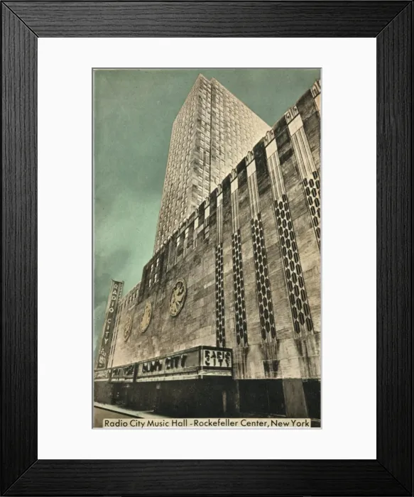 Framed Print : Radio City Music Hall