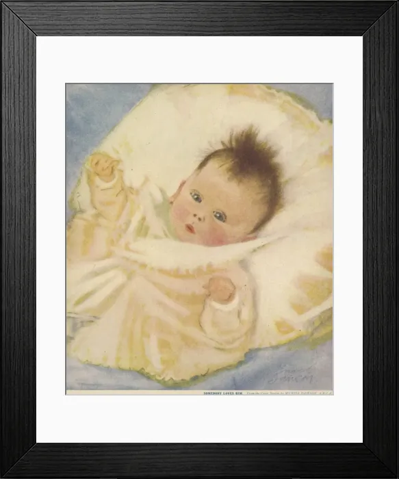 Framed Print : Somebody Loves Him by Muriel Dawson Framed Print : Somebody Loves Him by Muriel Dawson