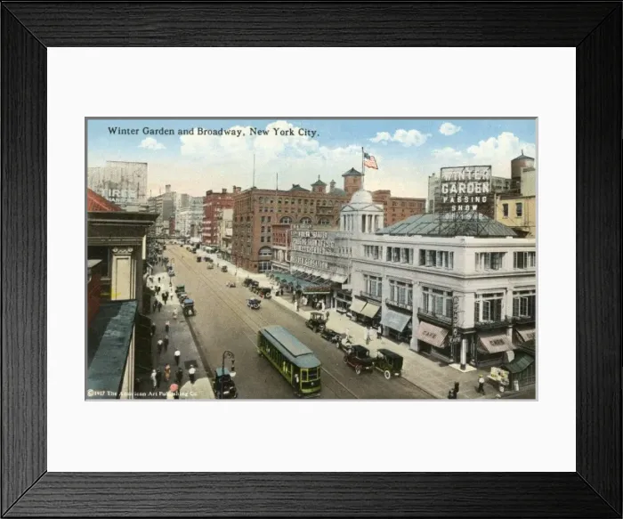Framed Print : Winter Garden and Broadway, New York Framed Print : Winter Garden and Broadway, New York